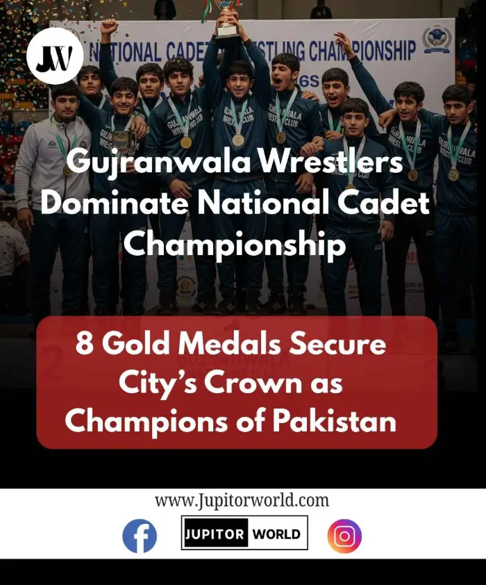 Gujranwala Wrestlers Dominate National Cadet Championship