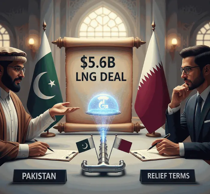 Pakistan Seeks Relief in $5.6B LNG Deal with Qatar
