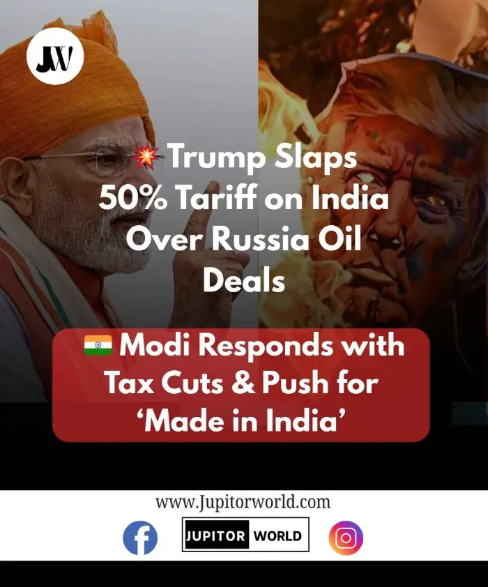 Trump Imposes 50% Tariff on India as Modi Pushes Self-Reliance
