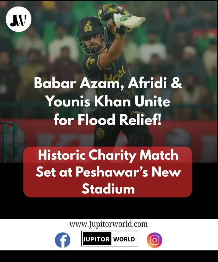 Babar Azam charity cricket match 2025