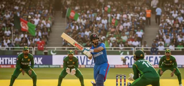 Afghanistan Beat Pakistan by 18 Runs in Tri-Series T20 at Sharjah Afghanistan Beat Pakistan by 18 Runs in Tri-Series T20 at Sharjah